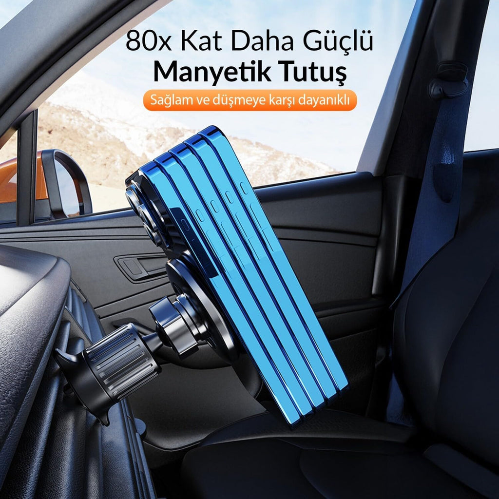 KingMa MagSafe Uyumlu Manyetik Araç Telefon Tutucu